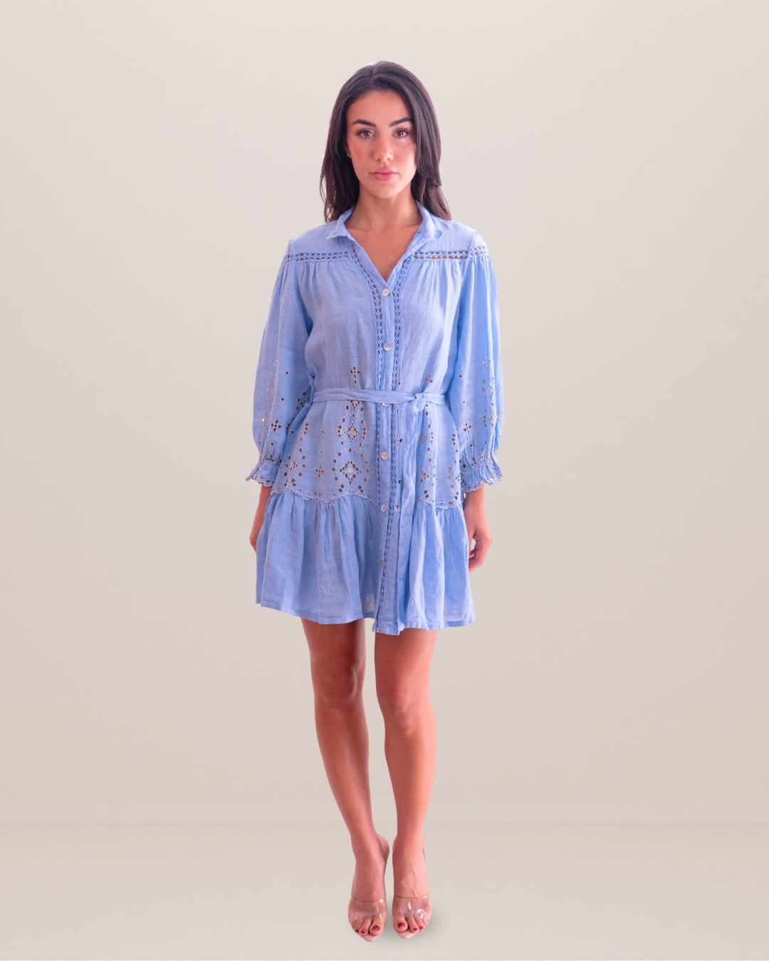 Alessandra Linen Dress