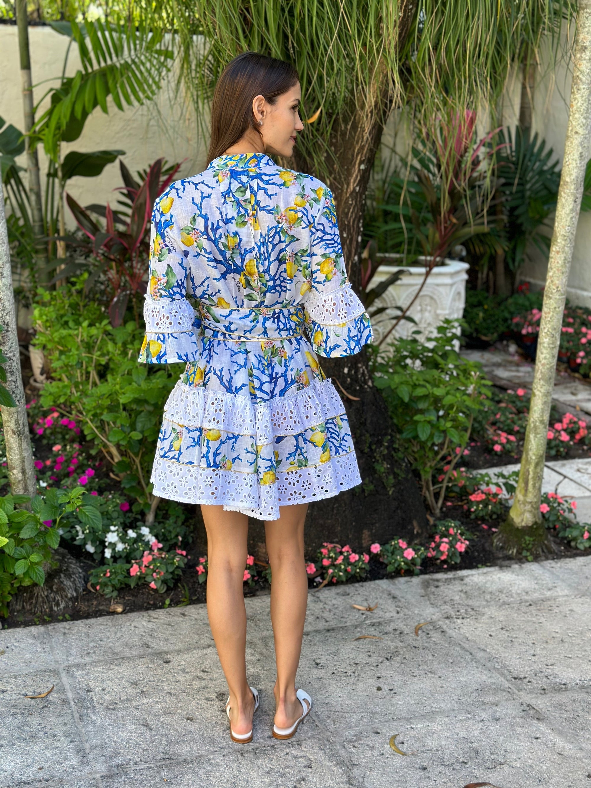Positano Fame Printed Dress