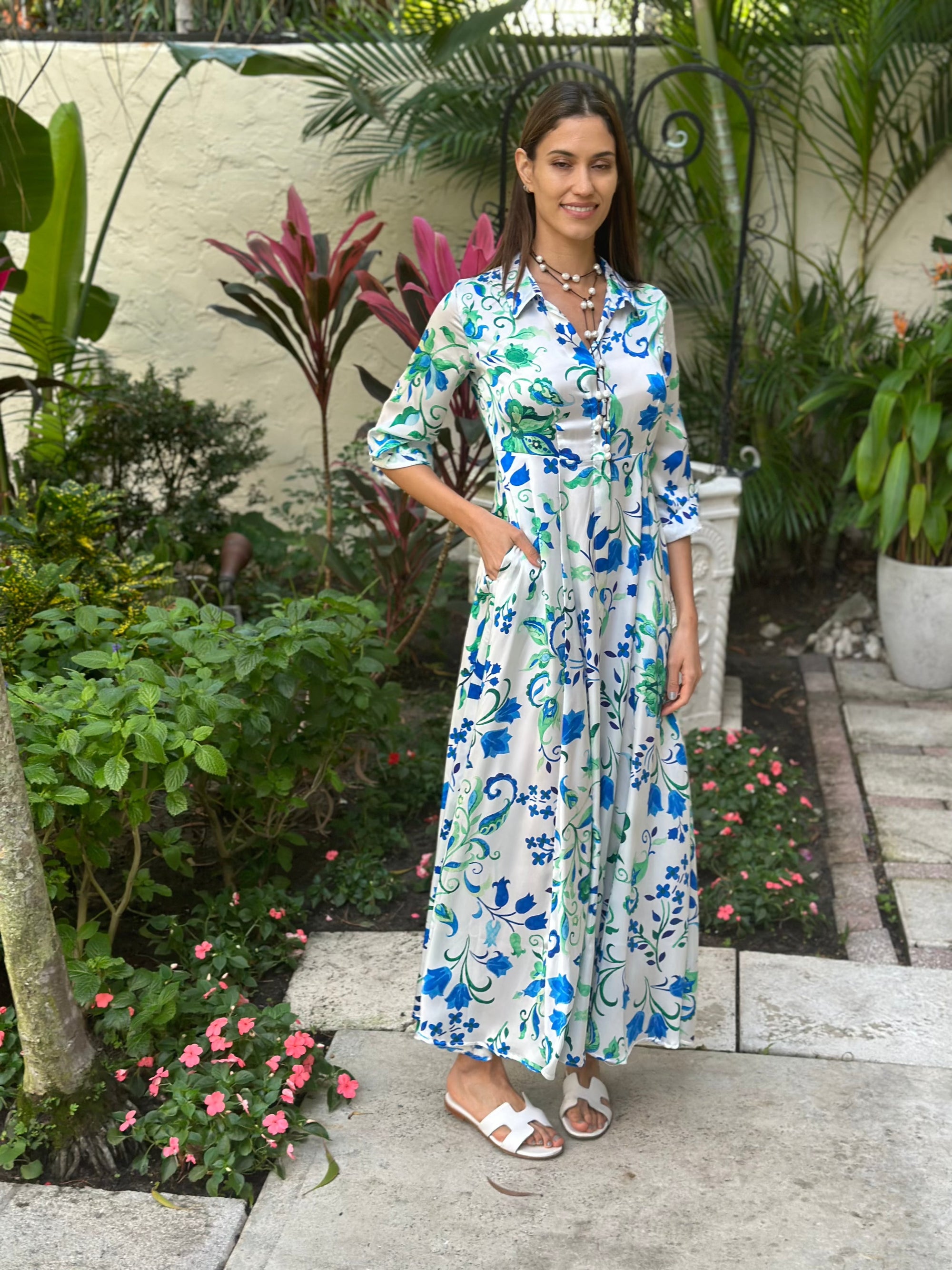 Shirt Dress Silk