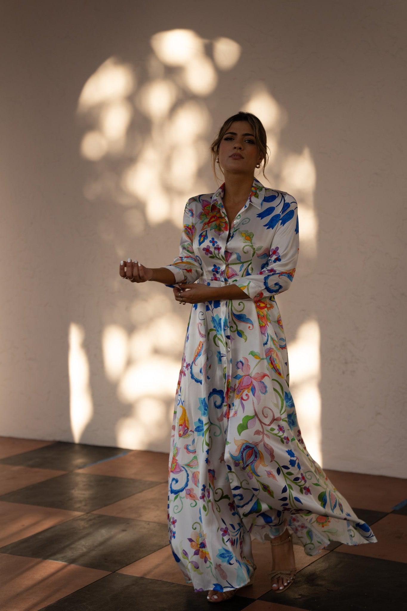 Shirt Dress Silk