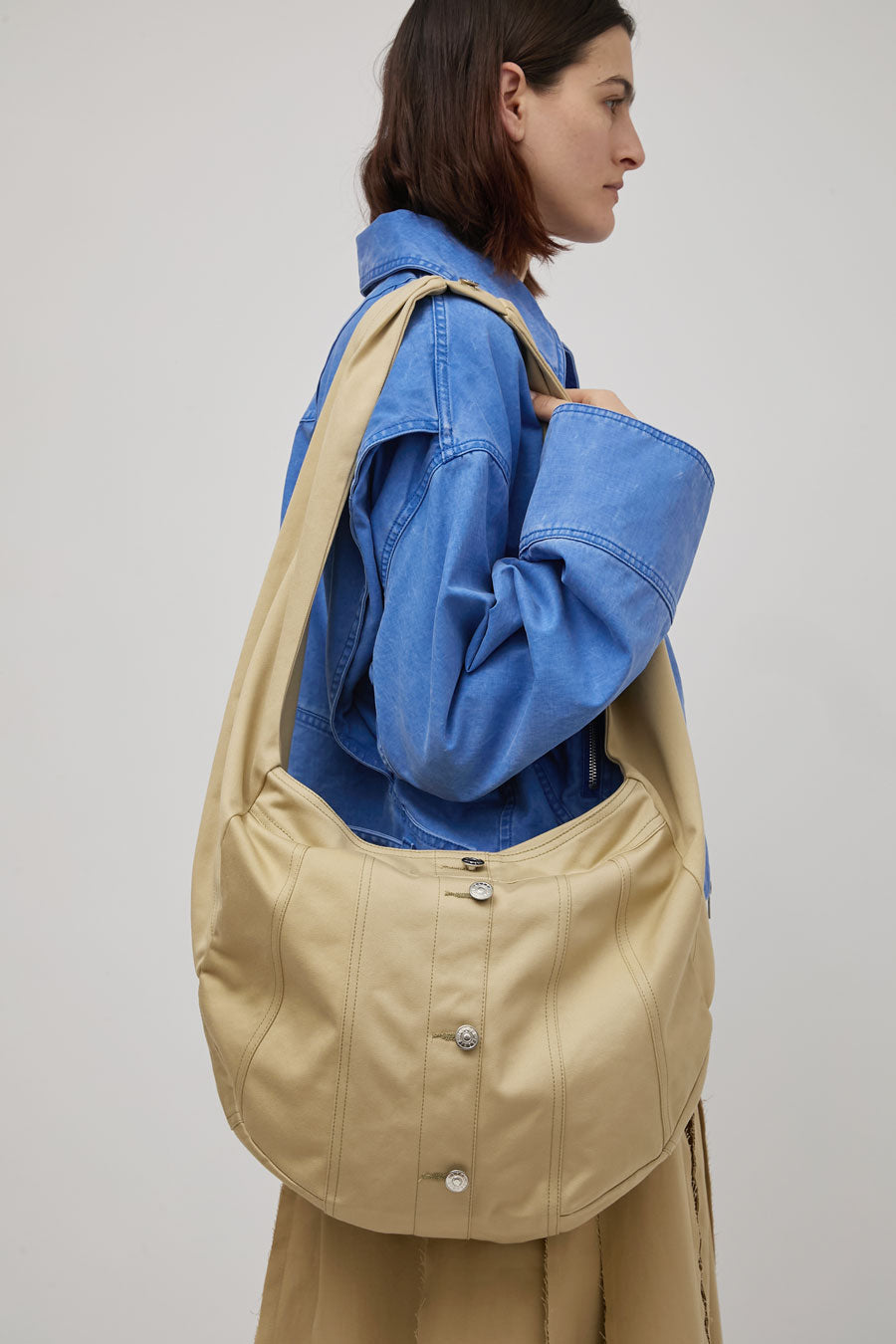 Façon Jacmin Amy Jacket Bag in Beige