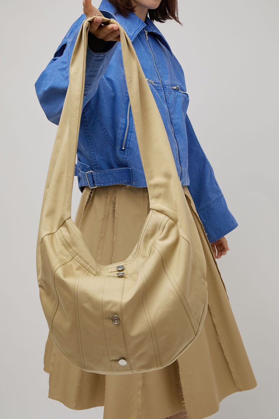 Façon Jacmin Amy Jacket Bag in Beige