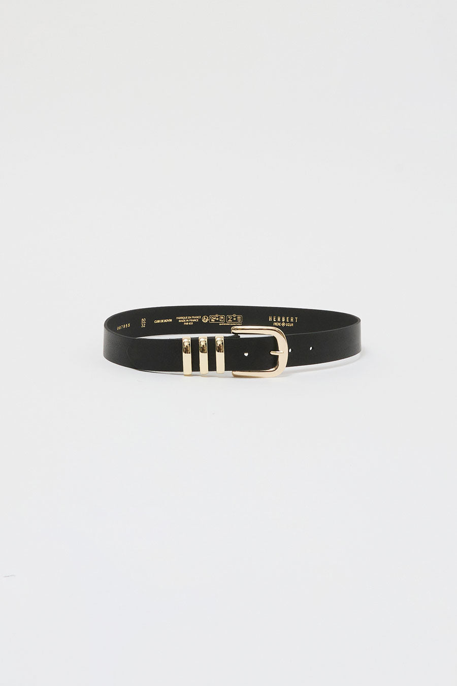 Herbert Frere Soeur La Alma Belt in Noir