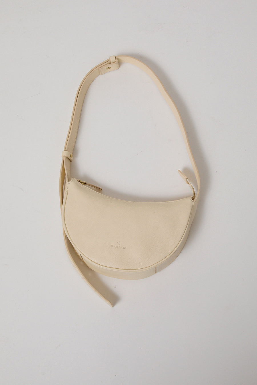 Il Bisonte Oliveta Small Hobo Bag in Bianco Latte