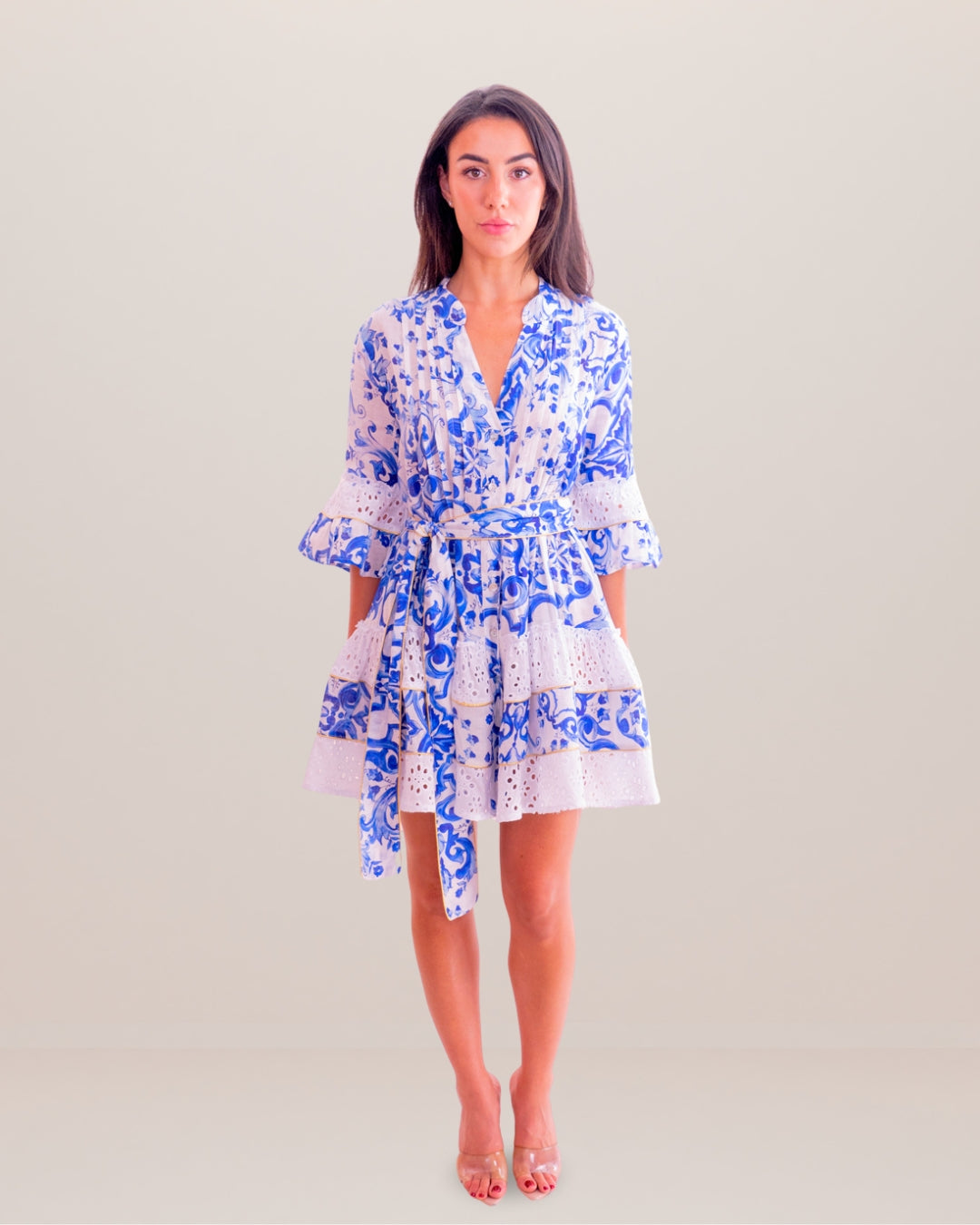 Positano Fame Printed Dress