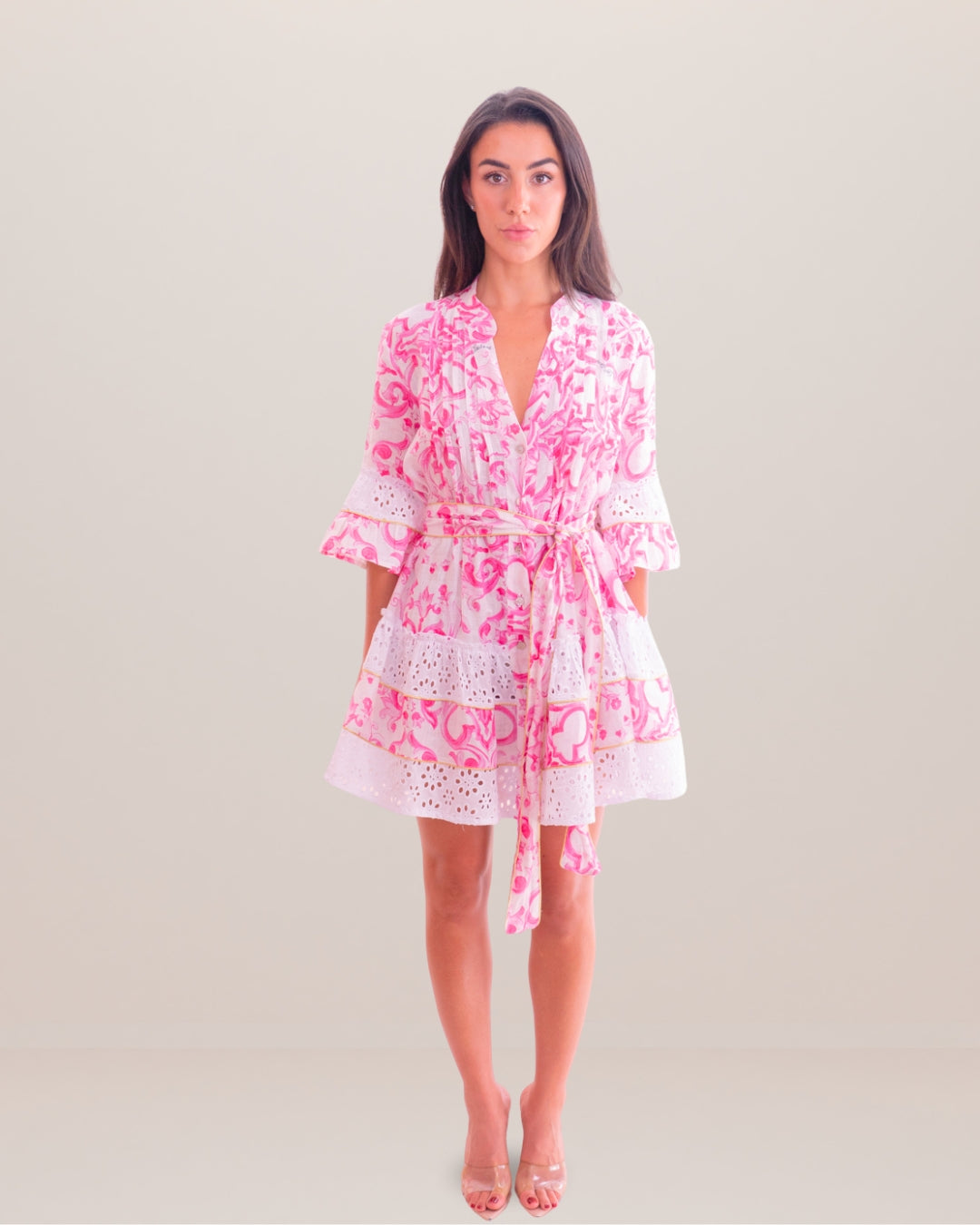 Positano Fame Printed Dress