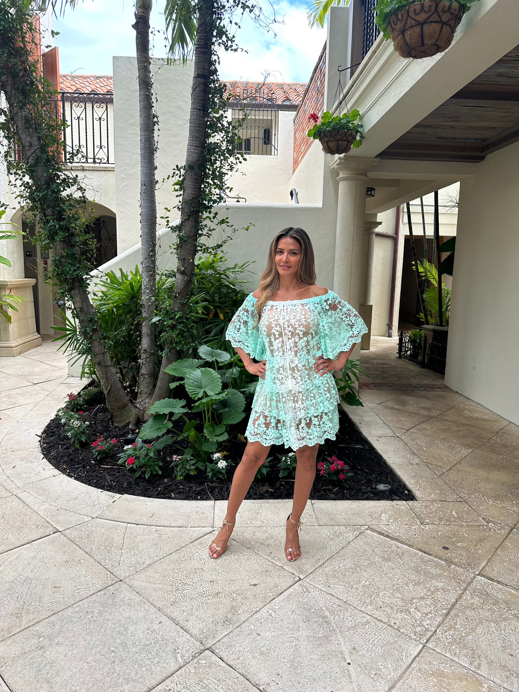 Neo Cuba See Through Short Dress