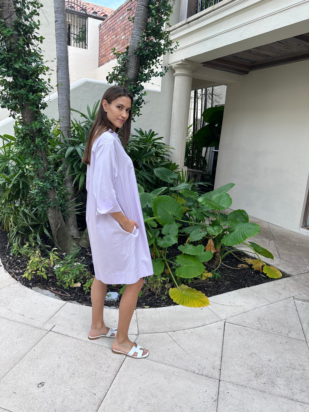 Perlavera Cotton Shirt Dress