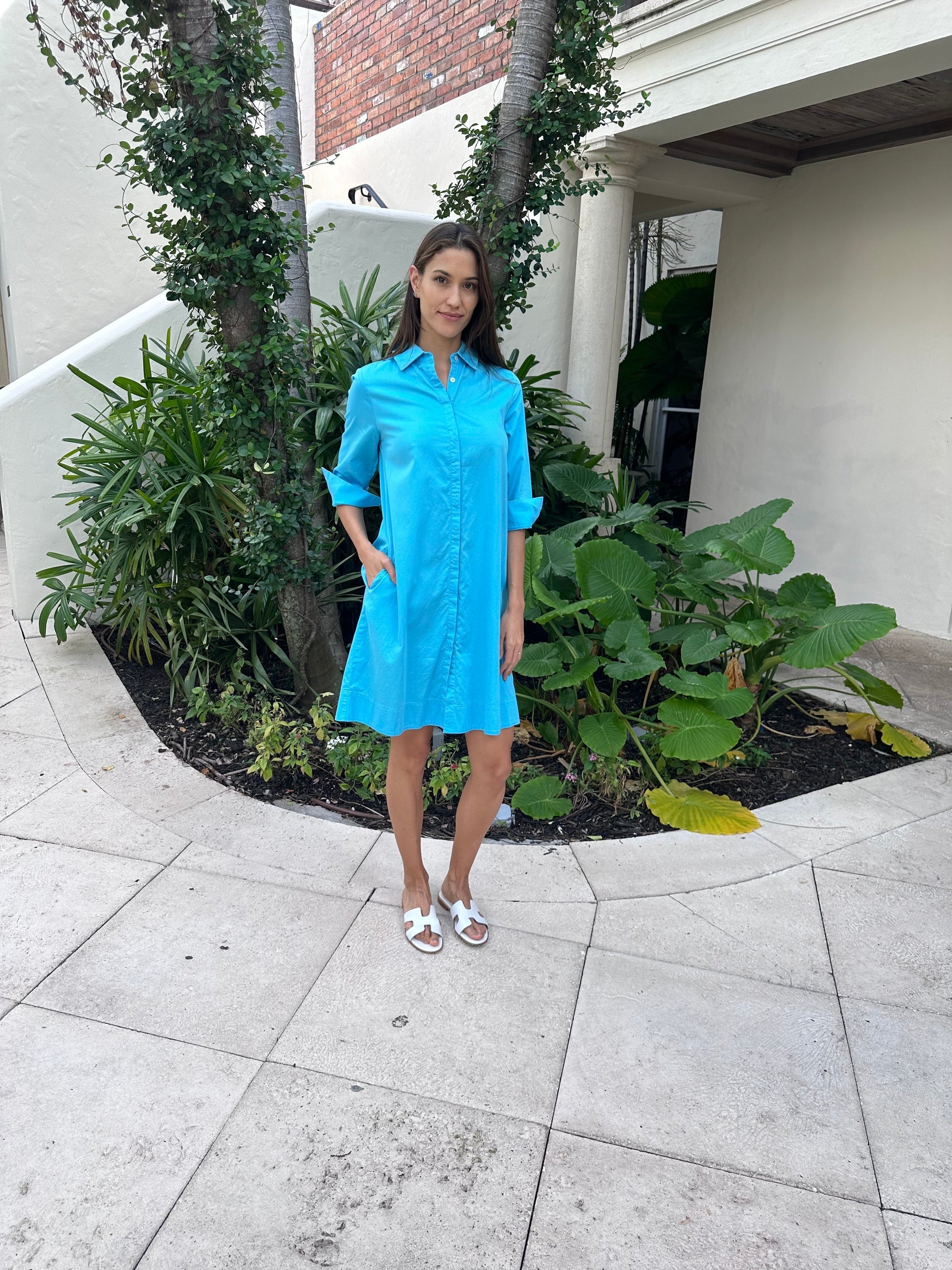 Perlavera Cotton Shirt Dress