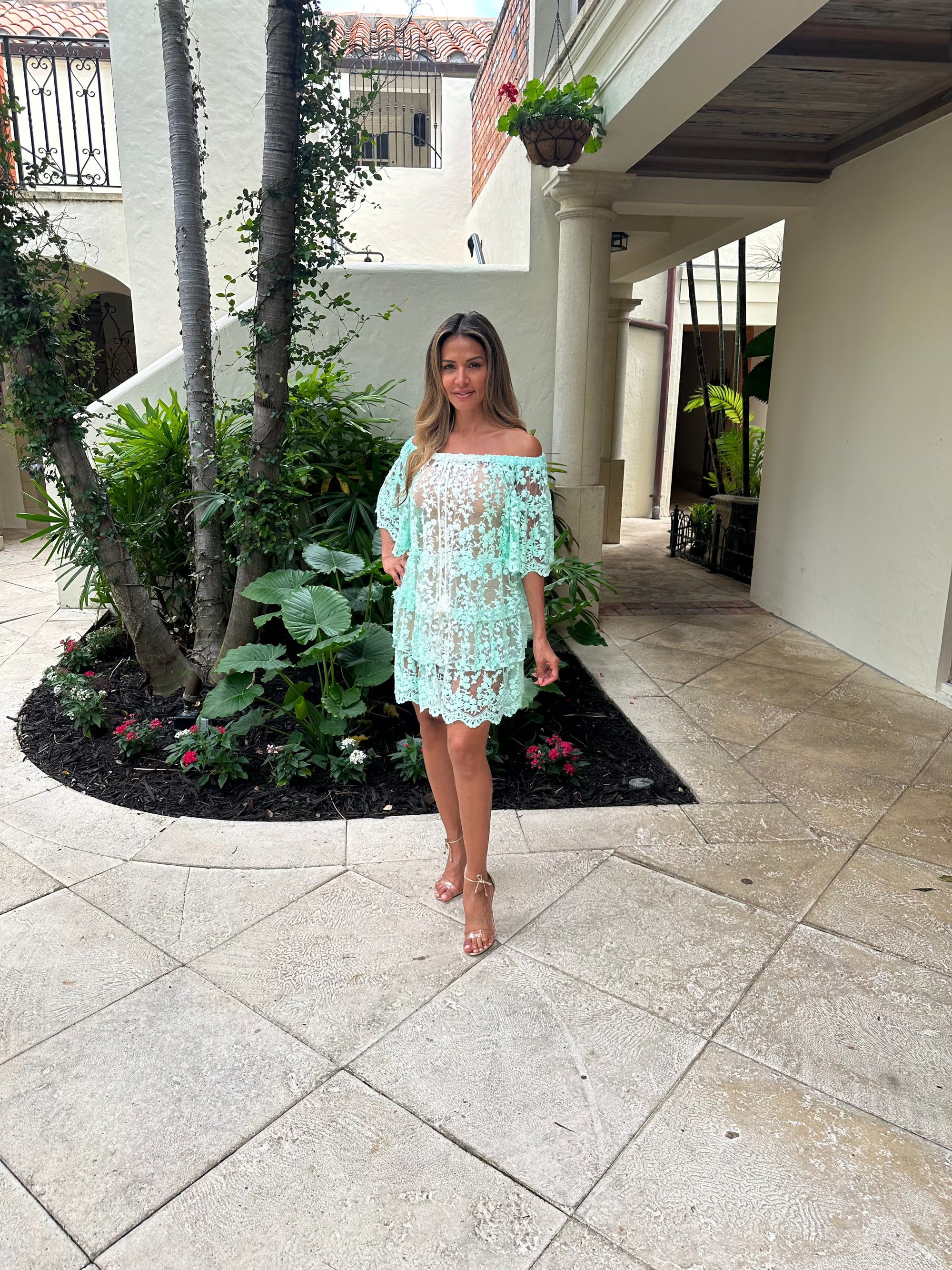 Neo Cuba See Through Short Dress