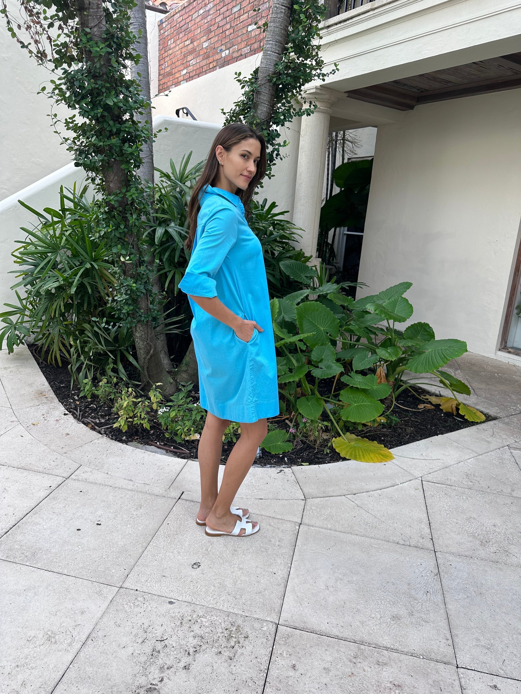 Perlavera Cotton Shirt Dress