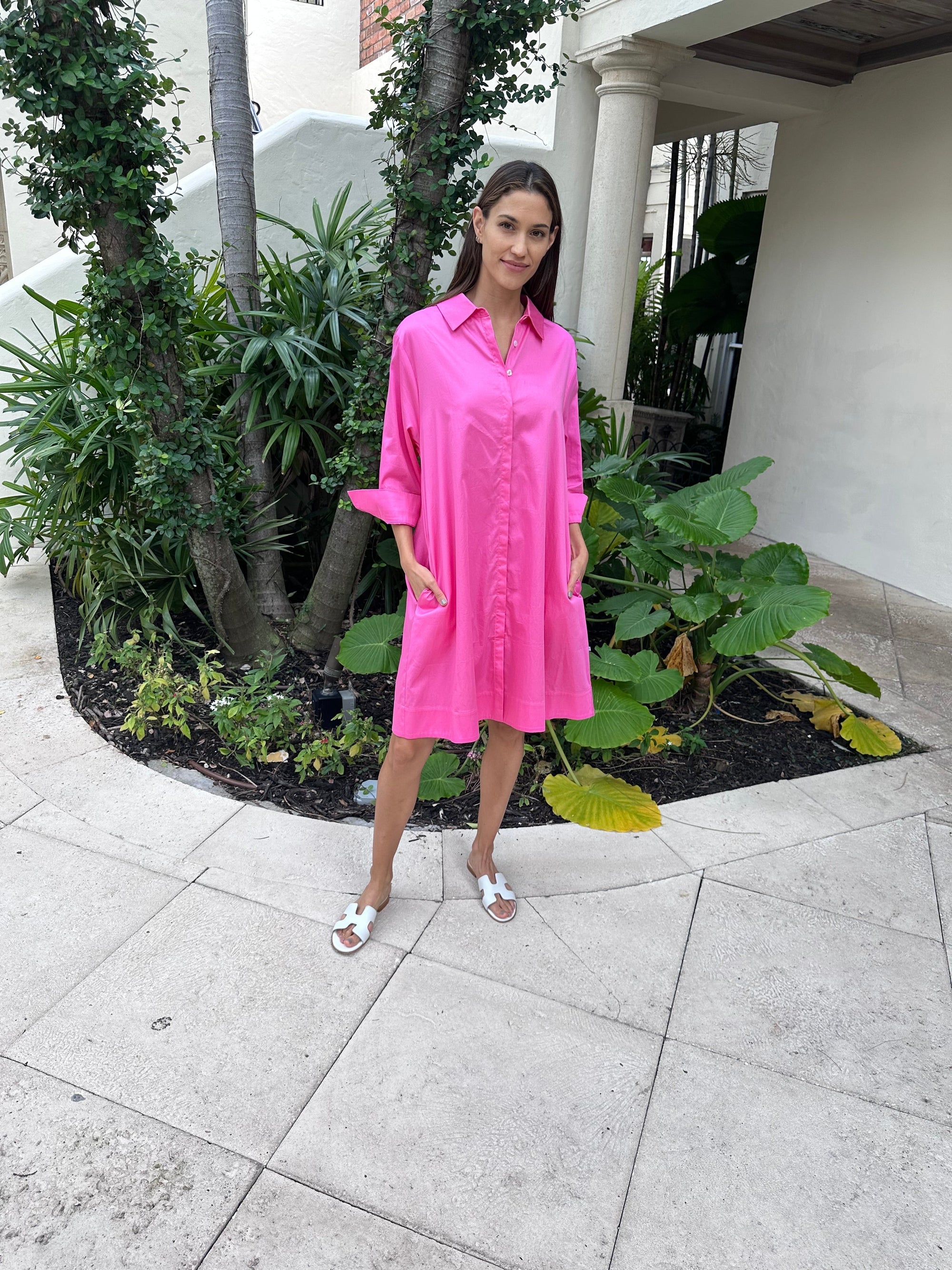 Perlavera Cotton Shirt Dress
