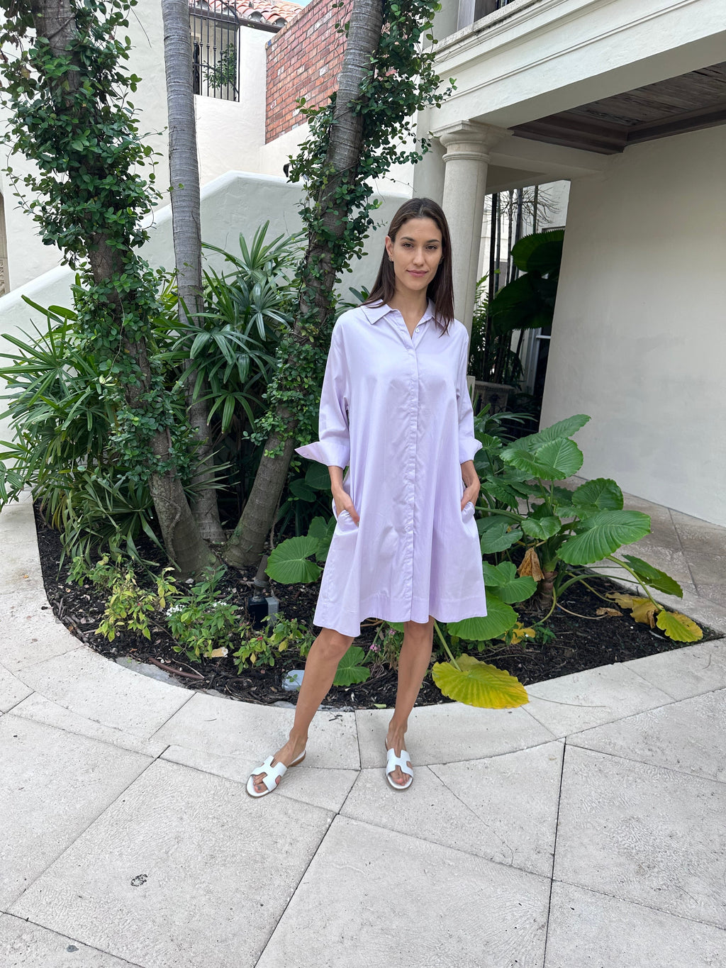 Perlavera Cotton Shirt Dress