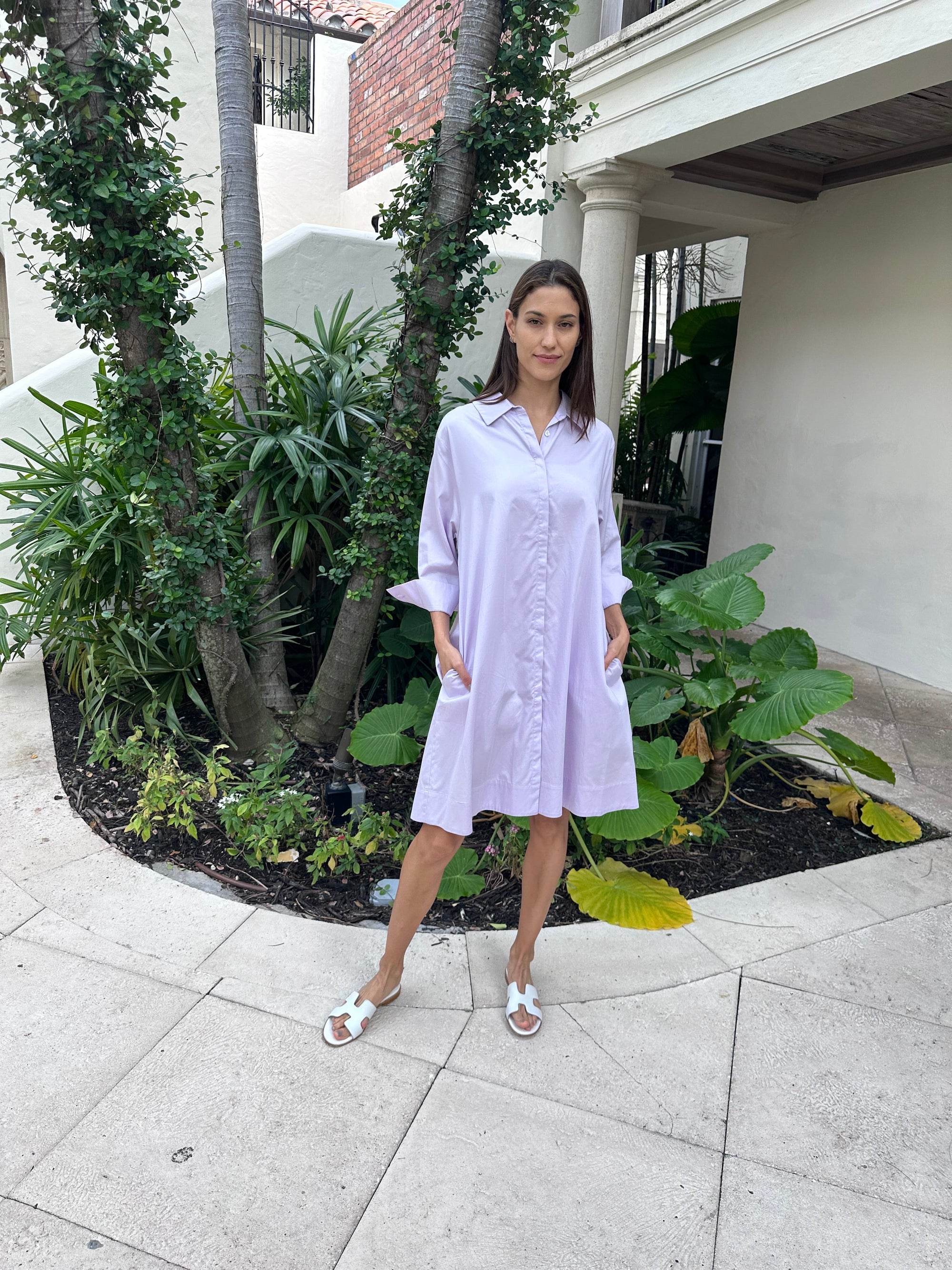 Perlavera Cotton Shirt Dress