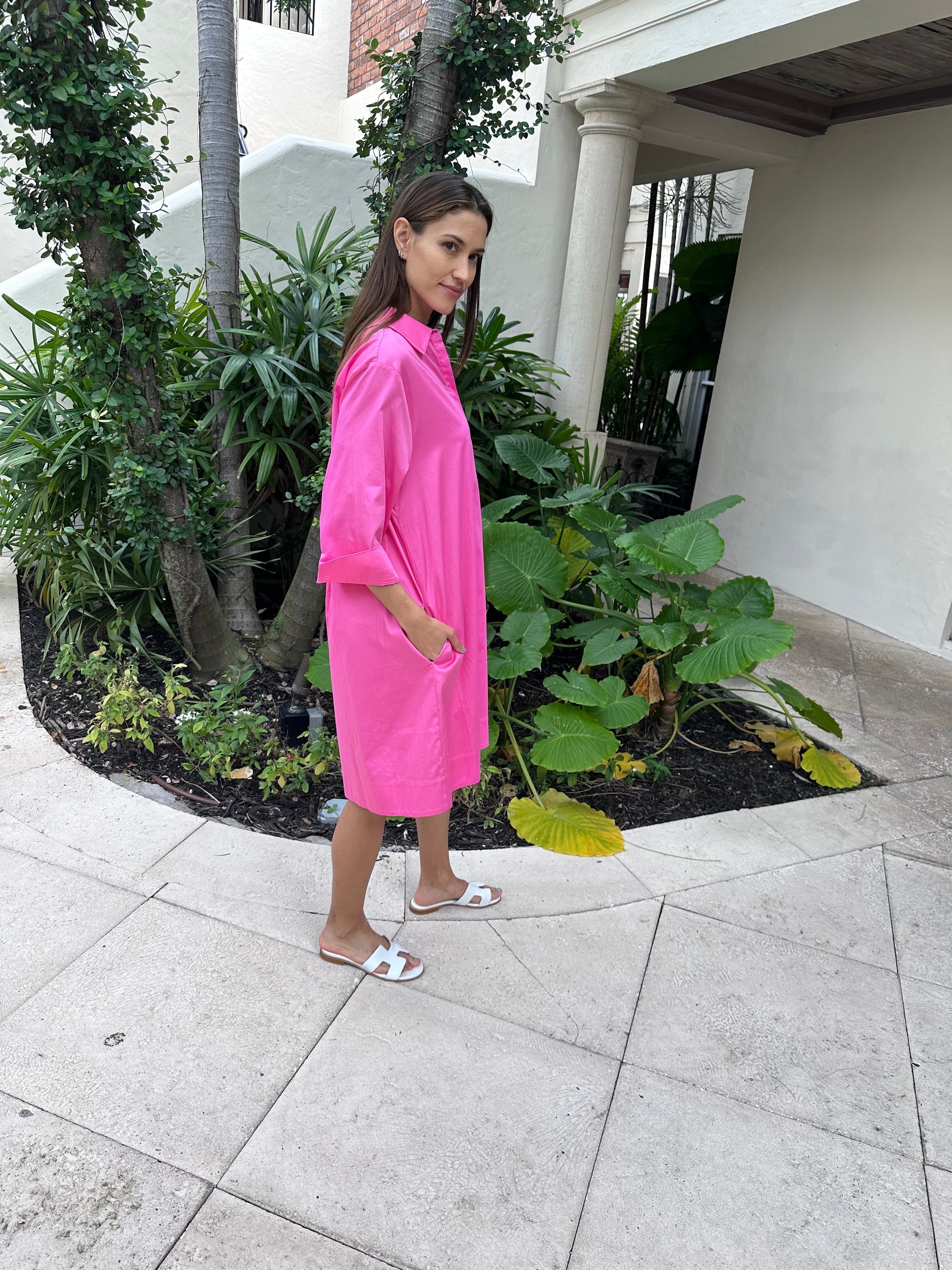 Perlavera Cotton Shirt Dress