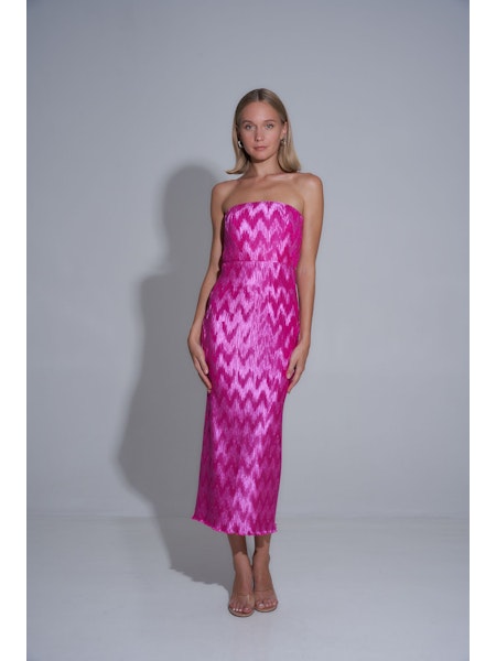 Affaire Long Dress Peony